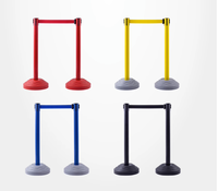 Barrière de contrôle de foule en plastique rétractable pour stand d'exposition automobile, support de vélo, clôture – Vente en gros