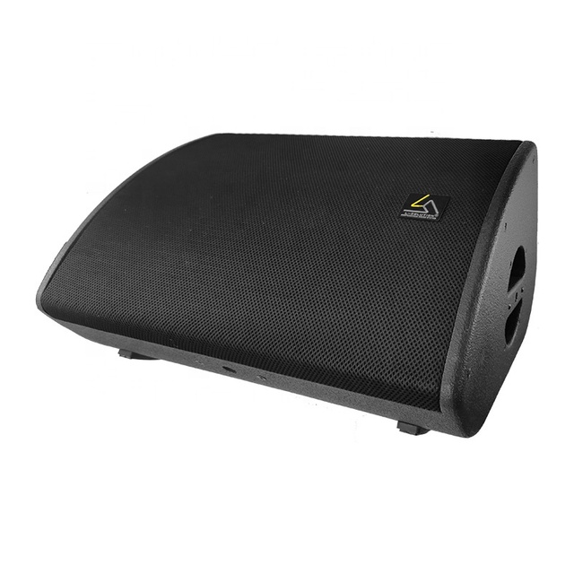 2 Pcs X15 Single 15 Inch Passive Stage Monitor Speaker Neodymium Magnet 8ohm Impedance Plywood Monitor Speaker