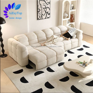 Sofa elektrik diperpanjang, sandaran kepala kain furnitur ruang tamu bisa disesuaikan versi perpanjangan tempat tidur Sofa listrik - Product Image 3