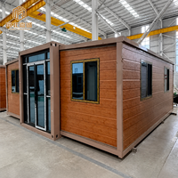 Maison Modulaire Préfabriquée Moderne 20ft 30ft 40ft, 1 à 4 Chambres, Aménagement Personnalisable pour Vie en Jardin, Maison Conteneur Résidentielle