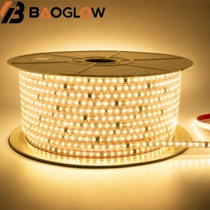 Tira de Luz LED Moderna 120LED/M 2835, AC220V 10W/M, 8mm, Placa de Cobre 25/50, IP65, Resistente al Agua, Corte de 10cm, Multi CCT, para Exteriores - Product Image 3