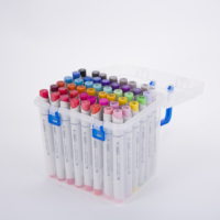 Nouvel arrivage de marqueurs d'art multicolores pour gâteaux chauds, étanches, à base d'alcool et d'huile, fournitures d'art