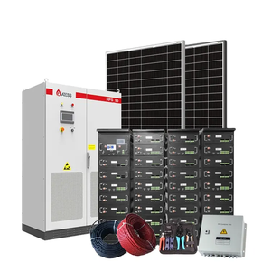 Sistema de energía solar comercial industrial 50KW 100KW Mono Panel solar PV Kit con batería de litio e inversor solar PCS - Product Image 3