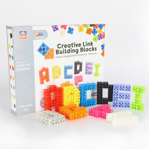 Bloques de construcción de plástico ABS para niños, juguete de ladrillos para armar Mini tren de plástico ABS - Product Image 1