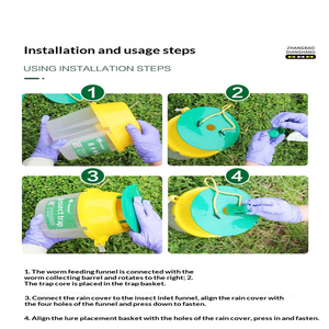 Trampa de Feromonas Reutilizable para el Control de Plagas de Orugas y Polillas de Otoño - Product Image 6