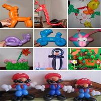 Ballons à modeler longs et flexibles en caoutchouc, multicolores, en latex, pour le modelage créatif, jouet cadeau DIY
