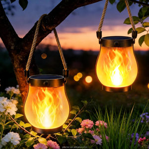 ไฟโซลาร์เซลล์ Alecter Solar APH-L149 รูปแบบเปลวไฟกระพริบ ดีไซน์รักษ์โลก สำหรับภายนอกอาคาร กันน้ำระดับ IP65 แบบแขวน - Product Image 1