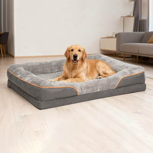 Cama Ortopédica de Felpa para Perros Grandes YangyangPet - Cama Acogedora con Diseño Resistente para Razas Grandes - Product Image 1