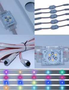 Misrabbit trang trí ngoài trời 2835 30 mét Chiếu Sáng Ngoài Trời 12V 24V 48V không thấm nước IP68 RGB <span class=keywords><strong>RGBW</strong></span> <span class=keywords><strong>LED</strong></span> điểm ảnh điểm ánh sáng - Product Image 5