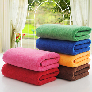 Lớn Vẻ Đẹp Nhà Sợi Nhỏ Vuông <span class=keywords><strong>Jacquard</strong></span> Khăn Màu Rắn Nước Thấm Khô Tóc Dày Nhanh Chóng Khô In Logo - Product Image 1