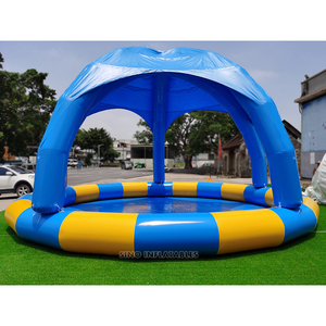 Grande <span class=keywords><strong>piscine</strong></span> gonflable pour enfants et adultes avec tente pour la famille, jardin, provenant d'une usine de fabrication de piscines gonflables en Chine - Product Image 2