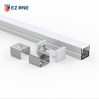 Rail coulissant en aluminium moderne en forme de C personnalisé Garde-corps en verre à canal en U Rail de fenêtre d'extrusion de porte sans cadre pour le bricolage