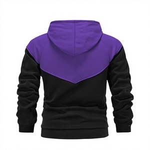 เสื้อฮู้ดดี้ผู้ชายสีดำ ผ้าเฟรนช์เทอร์รี่ แขนยาว ทรงปกติ มีกระเป๋าจิงโจ้ ใส่ได้ในฤดูหนาว ผ่านกระบวนการเอนไซม์วอช เป็นมิตรต่อสิ่งแวดล้อม - Product Image 2