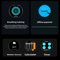 Nuevo Reloj Inteligente W10 con Pago NFC, Asistente de Voz, Resistente al Agua, Podómetro Deportivo de Silicona, Pantalla Grande HD para Frecuencia Cardíaca