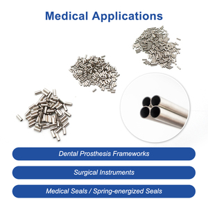 Tubo sin costura de cobalto-cromo de pared delgada (60μm-80μm) para stents coronarios de nueva generación con liberación de fármacos - Product Image 6