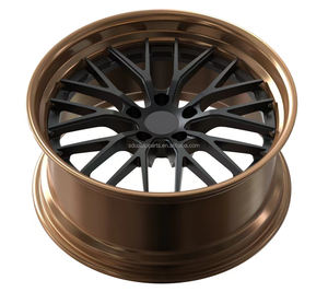 Nuevo diseño de alta calidad 17 a 24 pulgadas mate <span class=keywords><strong>bronceador</strong></span> Hot Wheels ruedas de aleación de coche cromo 20x9,0 ruedas forjadas 5x112 para S3 S4 S5 - Product Image 6