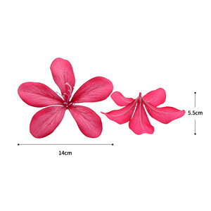 Flor de Orquídea Artificial Dongchen Crafts, Flor de Seda de 14 cm, Accesorios de Decoración para Bodas y Hogar - Product Image 5