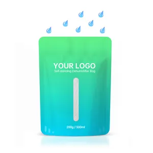 Gardırop için 200g yüksek emilim kendinden ayakta Doypack nem giderici torba nem emici - Product Image 1