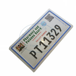 Plaque d'Immatriculation Moto Congo en Aluminium Gaufré de Haute Qualité, Design Personnalisé, Vente en Gros, Numéros Réfléchissants - Product Image 2