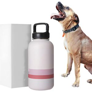 Bouteilles d'eau isothermes portables en acier inoxydable pour animaux de compagnie, idéales pour les activités de plein air et les voyages, qualité alimentaire - Product Image 1