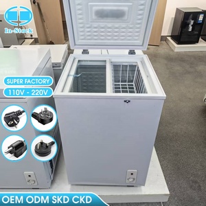 Refrigerador Vertical Doméstico OEM de 91L con Puerta Superior Abatible, Refrigerador Vertical de Bajo Consumo - Product Image 1