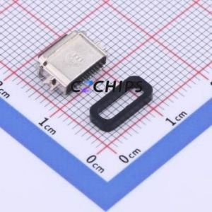TYPE-C 16PFS 2JCB1.6-H6.5 IPX8 USB Connector SMD Connector Type-C USB 3.1 Female Sink Board - Product Image 2