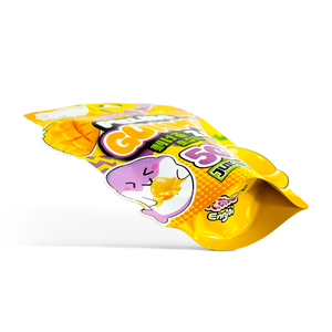 Custom Resealable Edible Gummy Packaging 3.5g 7g 14g 28g <b>Mylar</b> <b>Bags</b> - Product Image 3