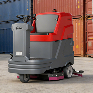 मोटरयुक्त होटल लॉबी फ्लोर सफाई उपकरण ड्राइविंग फ्लोर स्क्रबर ऑटो स्क्रैपिंग पर ऑटो स्क्रैपिंग मशीन - Product Image 3