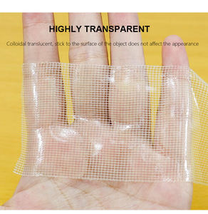 UJANG Ruban adhésif transparent double face transparent auto-adhésif Positionnement <span class=keywords><strong>rigide</strong></span> Ruban d'emballage pour tapis en fibre de verre - Product Image 5