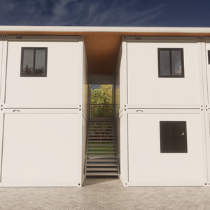 DAC 20ft 40ftラグジュアリーヴィラモデルハウスプレハブ複数モジュラー住宅拡張可能コンテナ2フロアハウス - Product Image 5