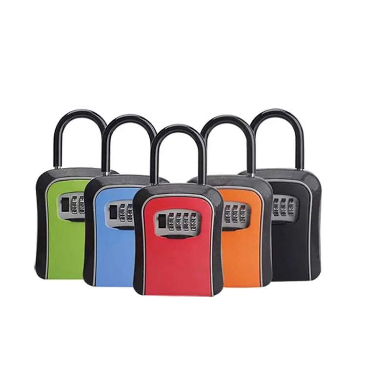 4 Digit Key Storage Box Cabinet Security Safes Combination Heavy Lock
