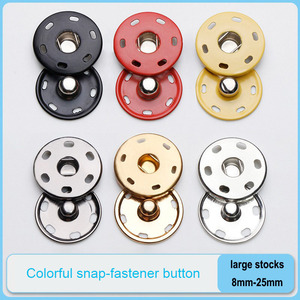 Nhà Máy Bán buôn vòng chân vàng bạc đỏ vàng đen tàng hình ép <span class=keywords><strong>Snap</strong></span> Fastener Giấu Nút cho áo - Product Image 3