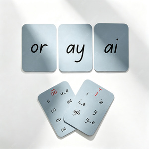 Cartes d'apprentissage de la <span class=keywords><strong>prononciation</strong></span> <span class=keywords><strong>anglaise</strong></span> pour enfants, reconnaissance des sons phoniques, orthographe, lecture, flashcards, cartes éducatives préscolaires - Product Image 3