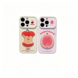Design de dessin animé aux fruits d'été frais pour les coques <span class=keywords><strong>XR</strong></span>/Pro avec <span class=keywords><strong>protection</strong></span> 360° peinte - Product Image 1