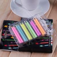 Huaming Vente en gros Bougies d'anniversaire sans fumée à flamme colorée, bougies magiques à flamme arc-en-ciel, bougies d'anniversaire joyeuses