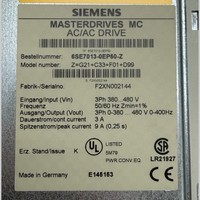 Variador de Frecuencia Masterdrives Mc 6se70130ep50z, Serie 6se7013-0ep50-z, Convertidor AC-AC para PLC