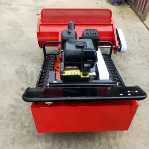 Petit robot coupe-herbe <span class=keywords><strong>largeur</strong></span> de coupe 800mm/1000mm/1200mm grande puissance moteur diesel télécommande tondeuse à gazon sur chenilles tondeuse à fléaux - Product Image 5