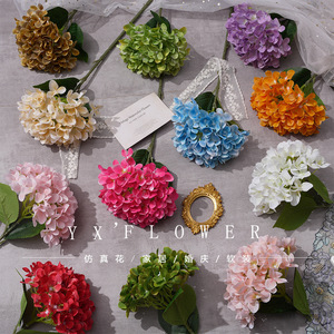 ดอกไฮเดรนเยียประดิษฐ์ยี่ซวน 72 ชิ้น ดอกไม้ผ้าไหมสำหรับตกแต่งงานแต่งงานและบ้าน - Product Image 1