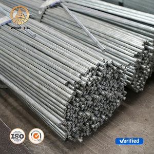 Barras Redondas de Acero Galvanizado por Inmersión en Caliente ASTM A572 Grado 50 Q235b Z180 a Bajo Precio, Barras Redondas de Acero Galvanizado por Inmersión en Caliente de 1/2 - Product Image 4