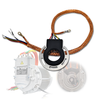Encodeur rotatif robuste, résistant à l'huile et à la poussière, 14 bits, pour moteurs électriques, diamètre extérieur 52 mm, ouverture du rotor 18 mm