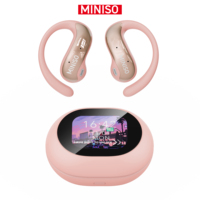 Écouteurs Sans Fil Miniso MS188 True Wireless, Écran HD, Qualité Sonore HiFi Sans Perte, Conception OWS, Casque Sport Traduisible par IA
