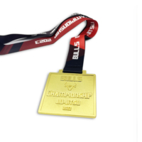 Médaille en alliage de zinc 3D personnalisée avec ruban, récompense sportive de haute qualité pour le marathon et les trophées d'entreprise