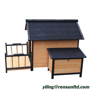 Di grandi dimensioni Gabbie Dell'animale Domestico Casa Solido In Legno per Esterni <span class=keywords><strong>Dog</strong></span> Kennel con Alimentatore e Scatola di Immagazzinaggio - Product Image 4