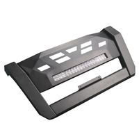 Accessoires 4x4 revêtement de puissance en acier pare-chocs avant barre de choc barre de nudge avec bande lumineuse pour Hilux Revo Ranger