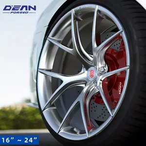 DEAN-DA002锻造定制车轮16至24英寸6061-T6铝合金5x130 5x112 5x120 5x108 5x114.3重量轻轮辋，适用于rs6