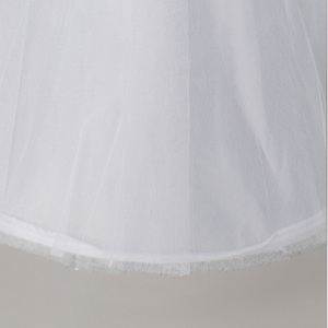 Under Wear <strong>Underskirt</strong> 1 Hoop 2 Layers <strong>Tulles</strong> Petticoat for a Line Wedding Dress Bridal Gown MPB7 - Product Image 4