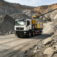 Camion benne à benne basculante arrière SITRAK G5 8X4 Diesel Manuel Grande Capacité avec Conteneur Amovible pour Déchets Urbains