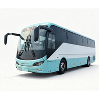 Autocar de tourisme de luxe diesel TENGLONG 12m 53 places avec toilettes pour le transport de personnel sur de longues distances