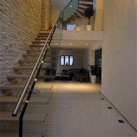 DAIYA yiya — escaliers en acier inoxydable 304 s.s.s, Balustrade d'intérieur, balayer, escaliers en verre, bricolage, carreaux flottants
