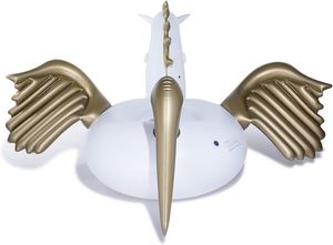 Phao Bơi Bơm Hơi-Phao Bơi Hình Thiên Nga <span class=keywords><strong>Pegasus</strong></span> Màu Vàng Đồ Chơi Trang Trí Bè Bơi Ngoài Trời Bãi Biển Mùa Hè Hồ Bơi Ngoài Trời - Product Image 5